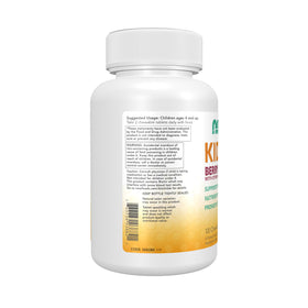 NOW Foods Kid Vits Multivitamine goût framboise citron