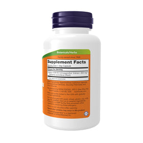 NOW Foods KSM-66 Ashwagandha 90 capsules végétales emballage