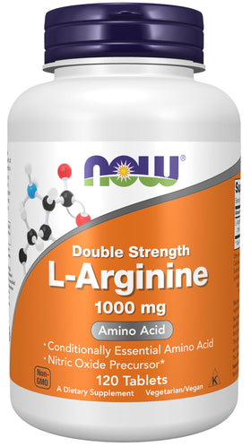 NOW Foods L-Arginine 1000 mg comprimés, dosage recommandé