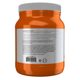 NOW Foods L-Arginine Poudre 1152g en vue de dessus