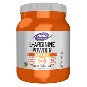NOW Foods L-Arginine Poudre 1152g vue de face