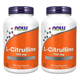 NOW Foods L-Citrulline 750 mg 180 capsules vue de face