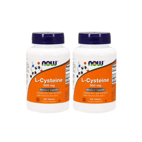 NOW Foods L-Cystéine 500 mg 100 comprimés vue avant
