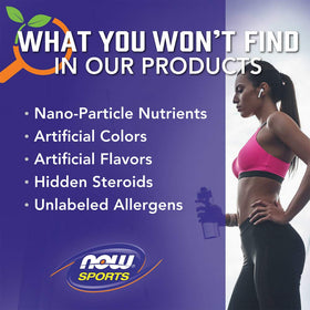 NOW Foods L-Glutamine 1 000 mg capsules côté