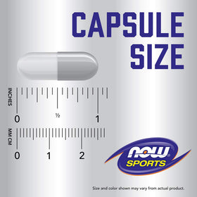 NOW Foods L-Glutamine 120 capsules sur une table