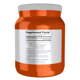 NOW Foods L-Glutamine Poudre Pure 1161g avec cuillère doseuse
