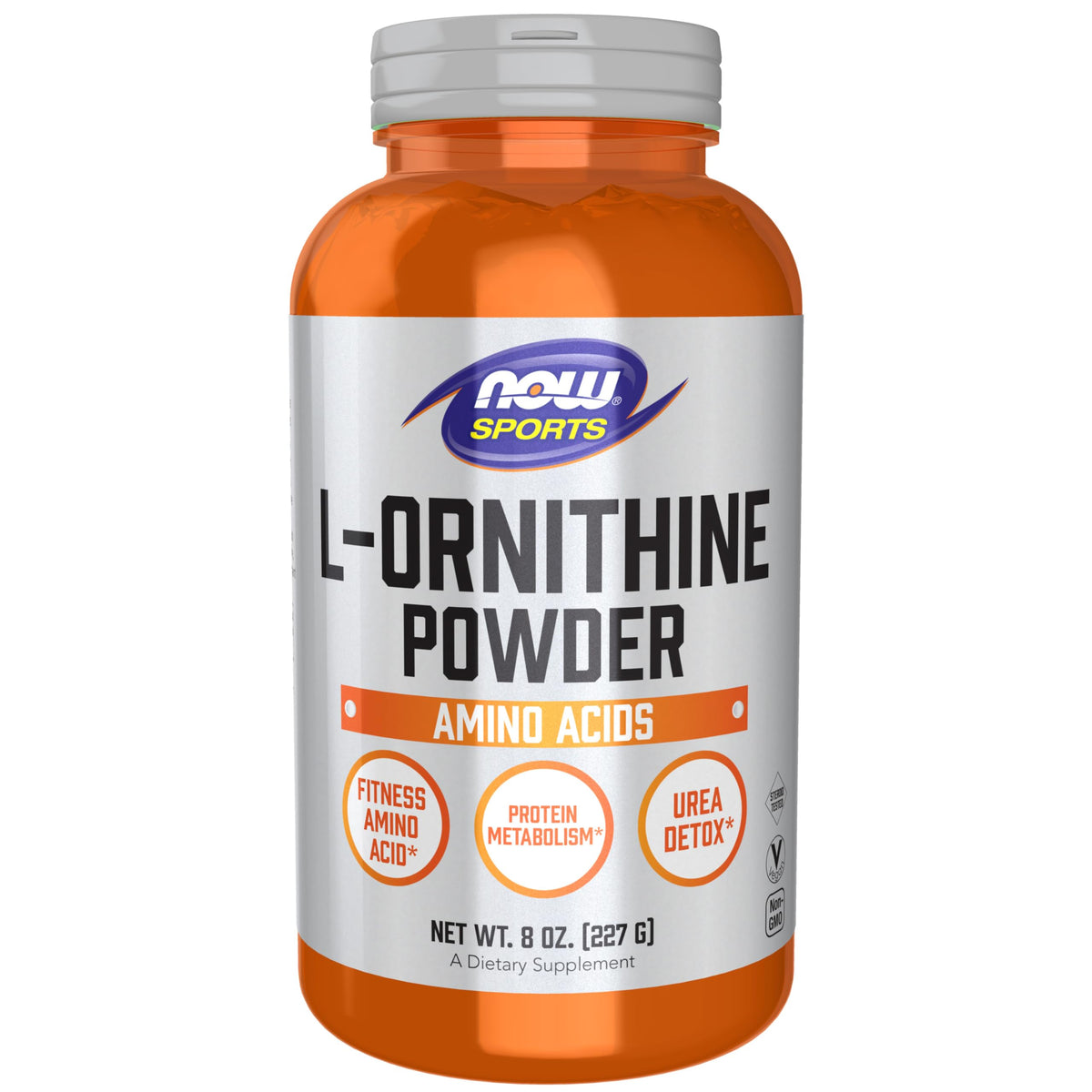 NOW Foods L-Ornithine Poudre 300g vue avant
