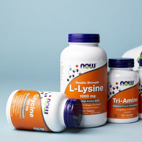 NOW Foods L-Tyrosine 750 mg capsules dans un environnement de vie