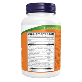 NOW Foods Liver Refresh emballage arrière avec informations