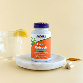 NOW Foods Liver Refresh mode d'emploi sur l'emballage