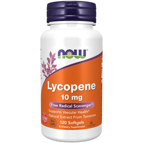 NOW Foods Lycopène 10 mg 120 gélules molles avec extrait de tomate