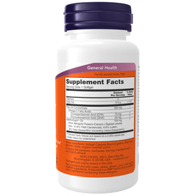 NOW Foods Macular Vision gélules sur une surface en bois