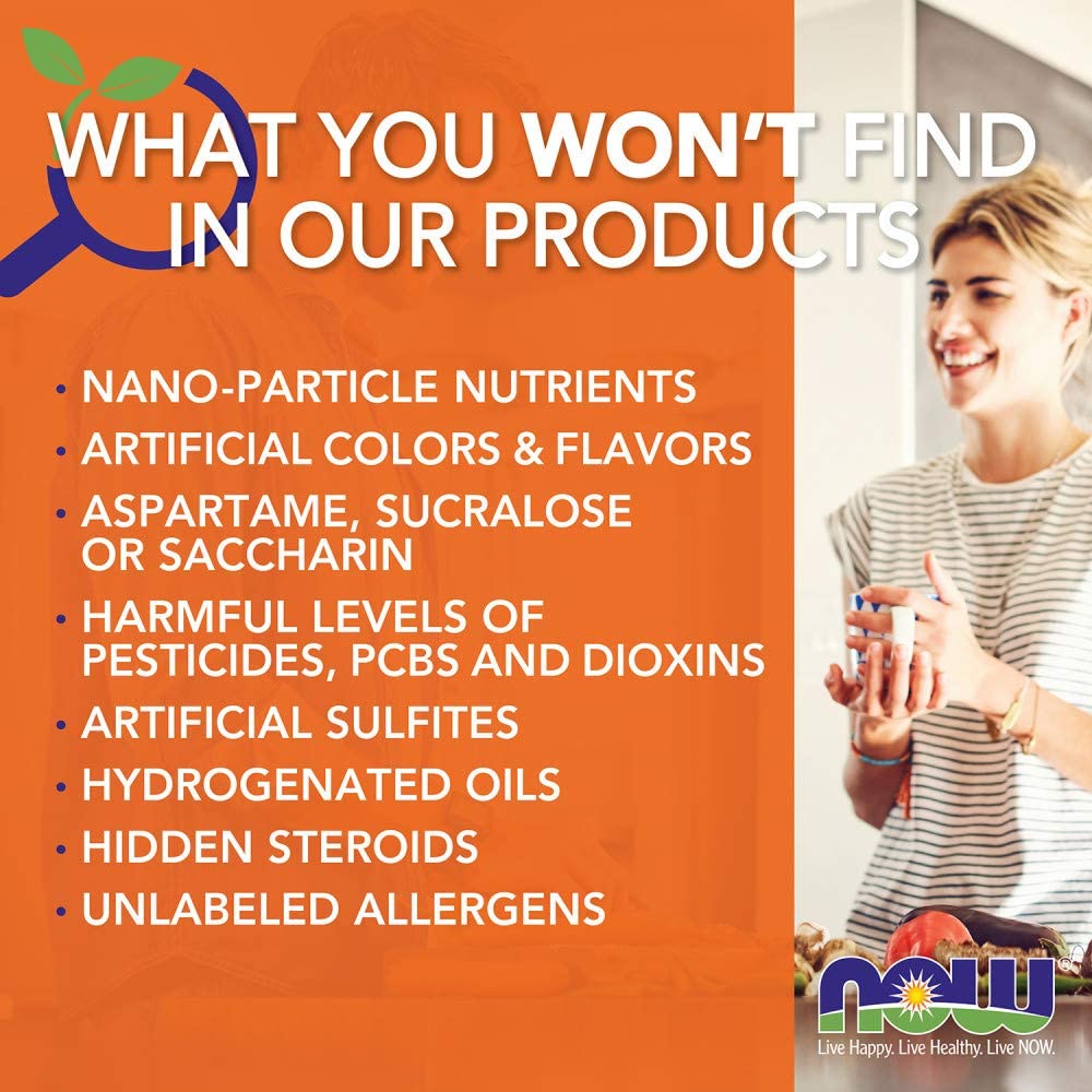 NOW Foods Magnésium Malate 1000mg comprimés dans une main