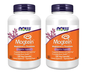 NOW Foods Magtein 240 gélules végétales devant l'emballage