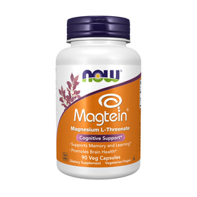 NOW Foods Magtein™ 90 gélules végétales avec emballage