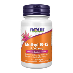 NOW Foods Methyl B-12 5000 mcg boîte avant vue