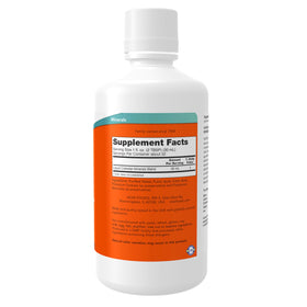 NOW Foods Minéraux Colloïdaux 32 oz étiquette détaillée