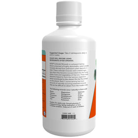NOW Foods Minéraux Colloïdaux 32 oz vue arrière