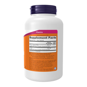 NOW Foods Niacine 500 mg détail des gélules