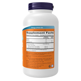 NOW Foods Omega-3 1000 mg dos de l'emballage