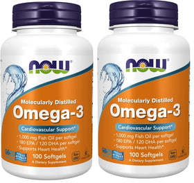 NOW Foods Omega-3 2000mg 100 capsules avant vue
