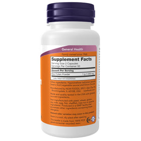 NOW Foods Pollen d'Abeille 500mg 100 capsules avec étiquette