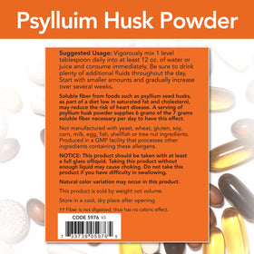 NOW Foods Poudre de Psyllium 12 lb cuillère dans le produit
