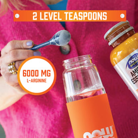 NOW Foods Poudre L-Arginine 540g avec cuillère doseuse