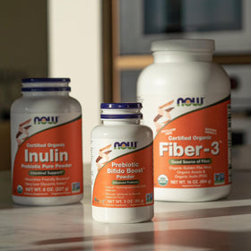 NOW Foods Prébiotique Bifido support Poudre 118g - emballage