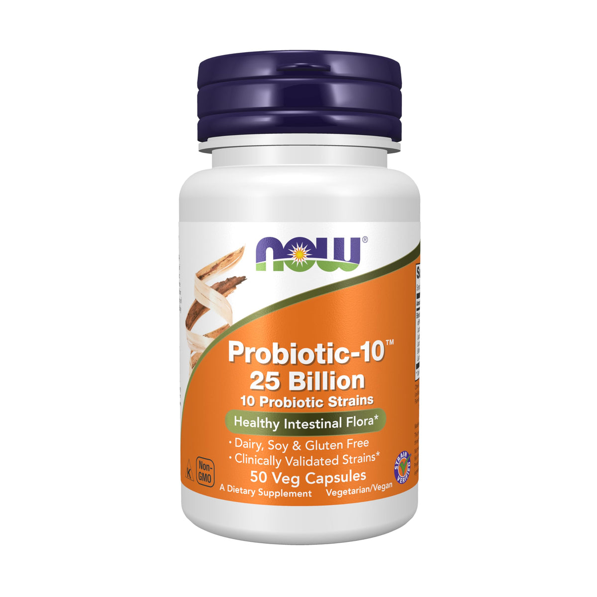 NOW Foods Probiotic-10™ 25 milliards 10 souches capsules végétales