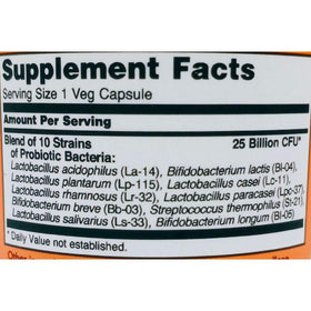 NOW Foods Probiotic-10 25 Milliards 50 Vcaps, emballage