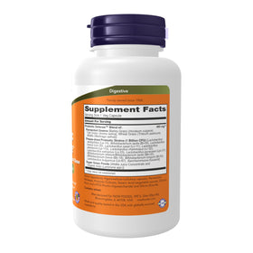NOW Foods Probiotic Defense 90 Veg Capsules détail de l'étiquette