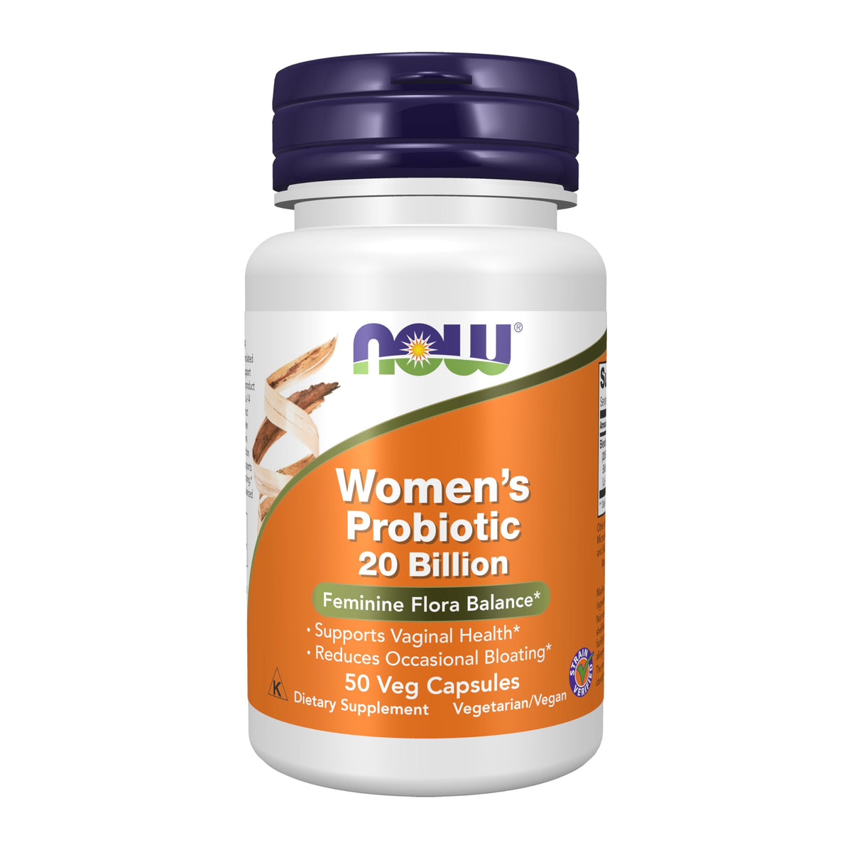 NOW Foods Probiotique Femme 20 Milliards 50 Capsules Végétales - vue de face