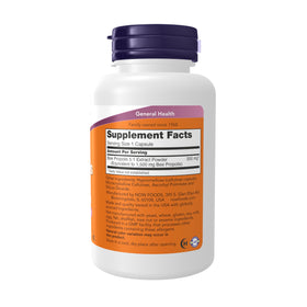 NOW Foods Propolis 1500 mg emballage et capsules