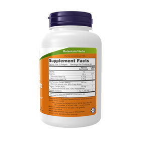 NOW Foods Pygeum & Saw Palmetto 120 gélules, étiquette et composition