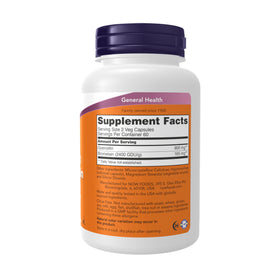 NOW Foods Quercétine avec Bromélaïne, étiquette du produit