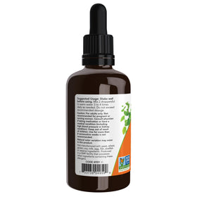 NOW Foods Racine de Réglisse Bio 480 mg flacon de côté
