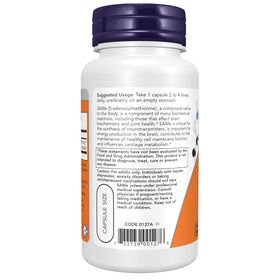 NOW Foods SAMe 200 mg capsules packaging