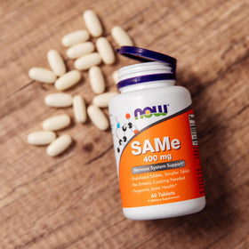 NOW Foods SAMe 400 mg, tableau des valeurs nutritionnelles