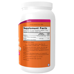 NOW Foods Sodium Ascorbate Poudre Vitamine C 1479g emballage