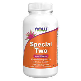 NOW Foods Special Two 240 Capsules Végétales avec Superfoods vue de face