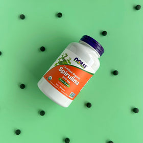 NOW Foods Spiruline Bio 500 mg 500 comprimés côté