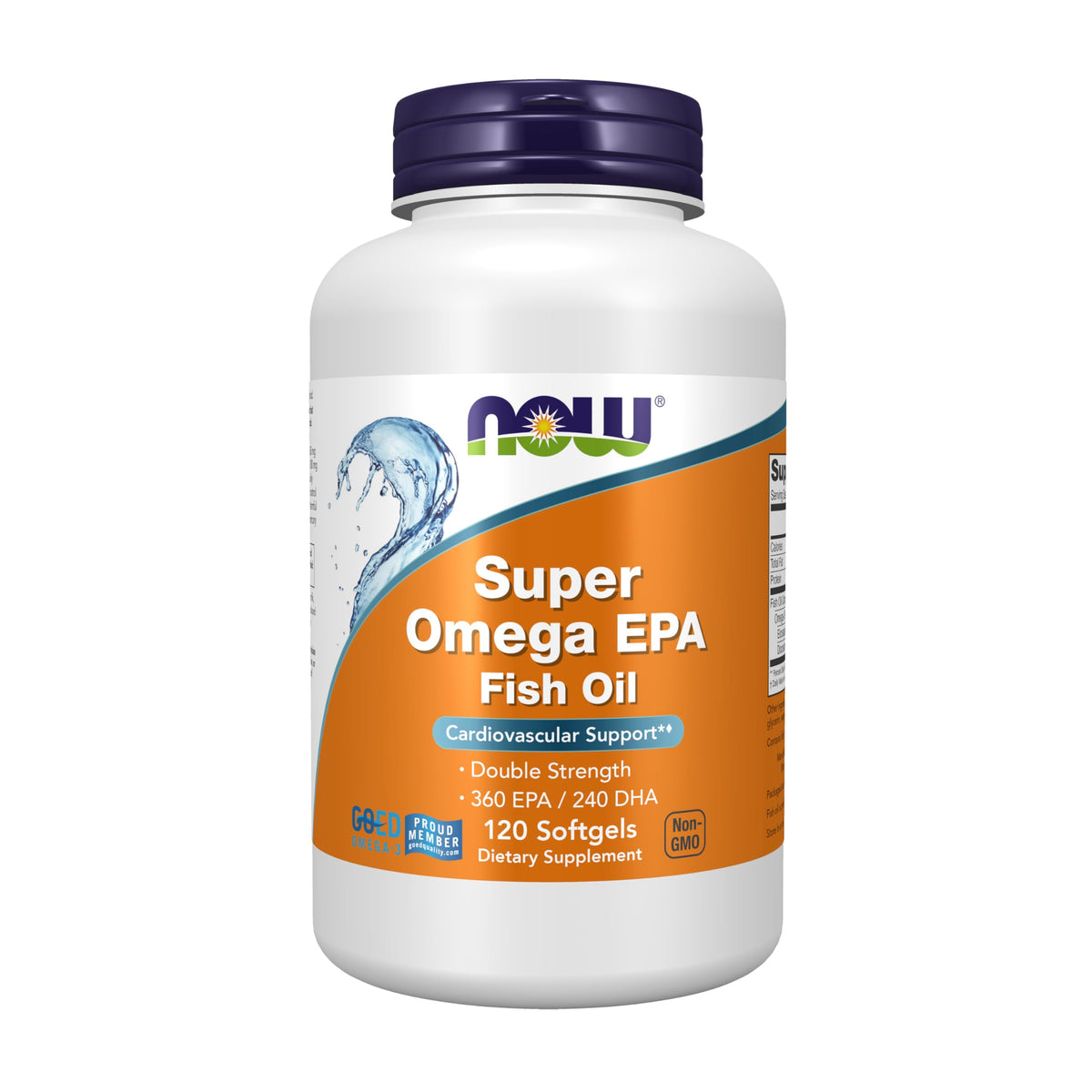 NOW Foods Super Omega EPA 360 mg EPA 240 mg DHA boîte avant vue