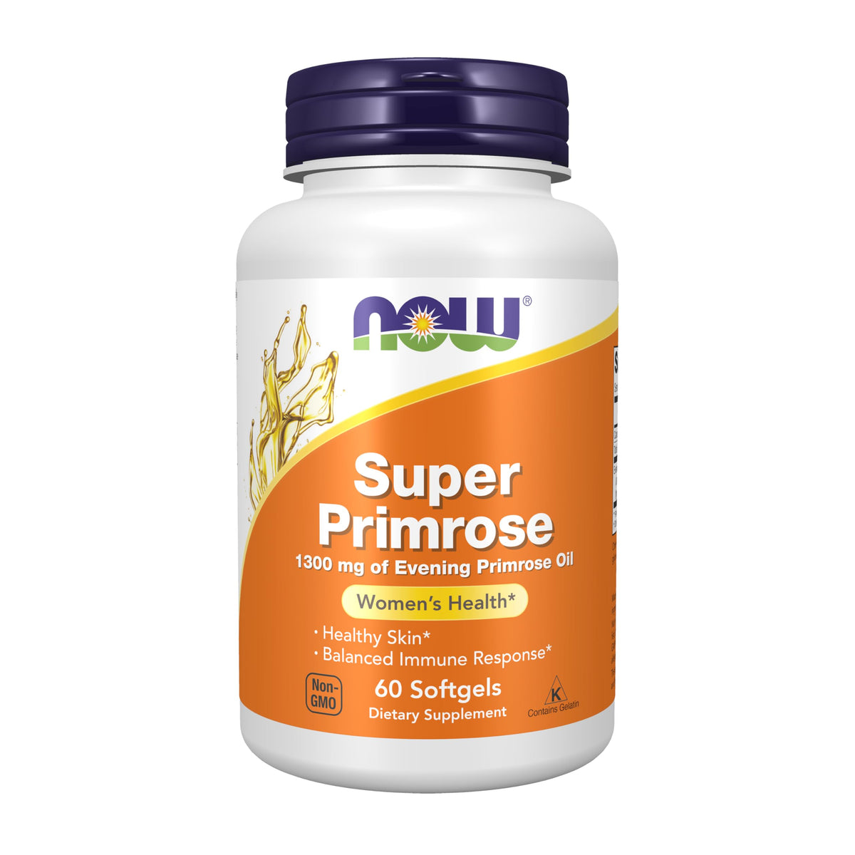 NOW Foods Super Primrose 1300 mg gélules avant
