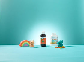 NOW Foods Sureau Liquide pour Enfants 240 ml - bouchon et dosage