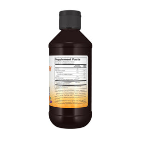 NOW Foods Sureau Liquide pour Enfants 240 ml - étiquette du produit