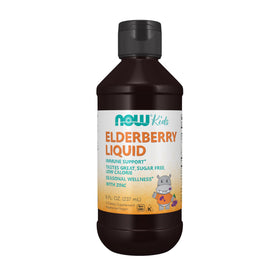 NOW Foods Sureau Liquide pour Enfants 240 ml - vue de face