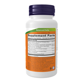 NOW Foods TestoJack 200 capsules végétales sur fond blanc