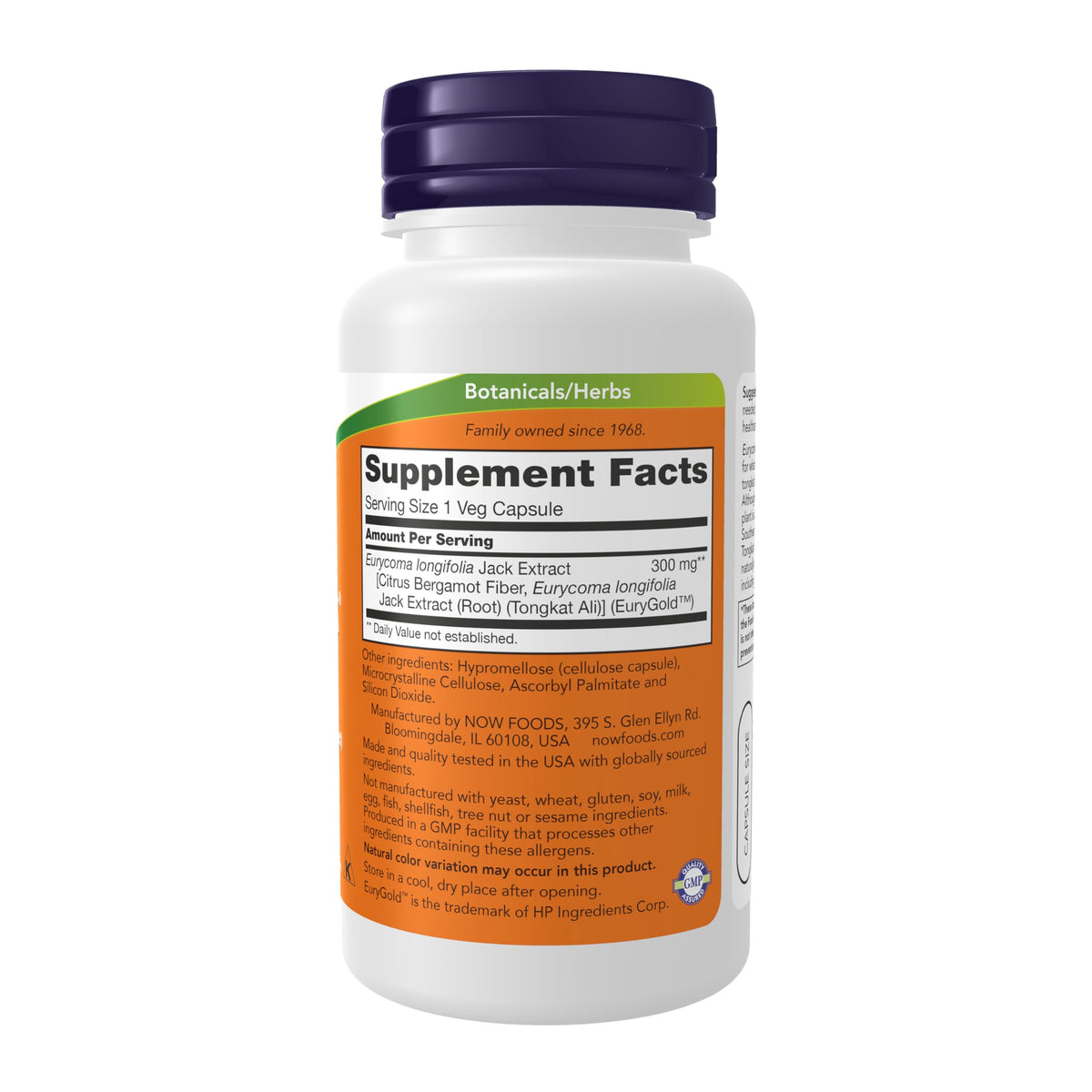 NOW Foods TestoJack 300™ 300 mg Tonkat Ali extrait capsule