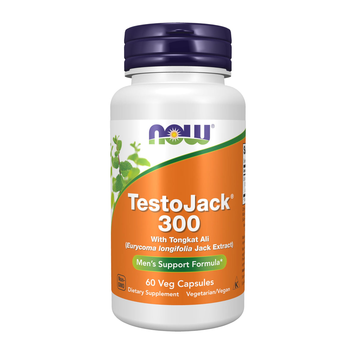 NOW Foods TestoJack 300™ 60 capsules végétales avant